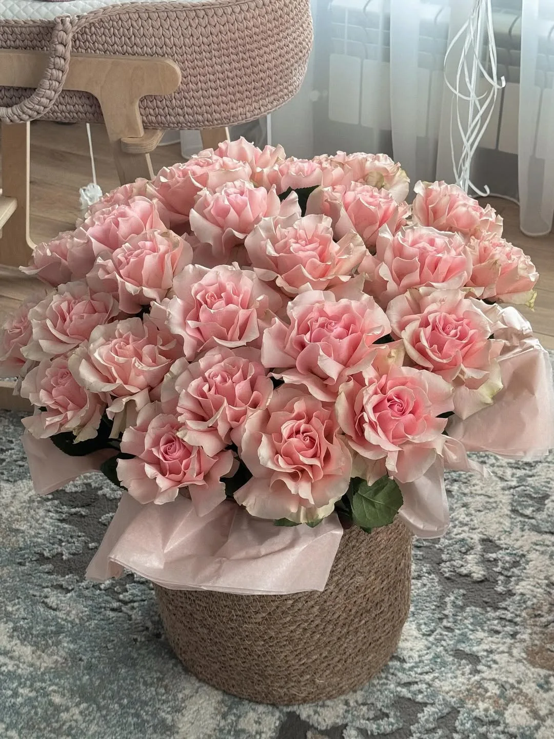 Pembe Gül Sepeti
