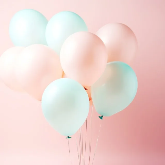 Pastel Balloon Bunch