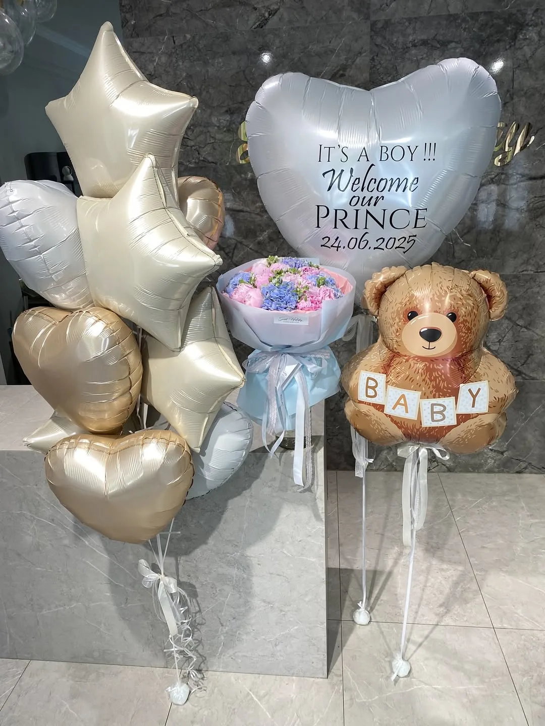 It's a Boy Bebek Karşılama Balon Seti